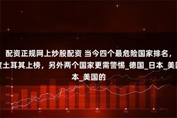 配资正规网上炒股配资 当今四个最危险国家排名，印度土耳其上榜，另外两个国家更需警惕_德国_日本_美国的